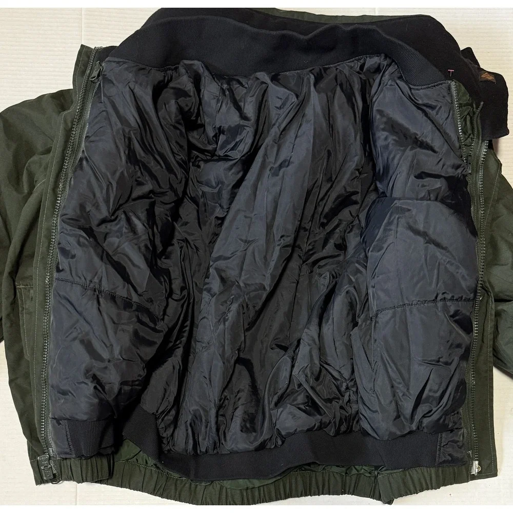 COLUMBIA Omni-Tech - Men's Vintage 3-in-1 Green Hunting Jacket Coat - X-Large XL